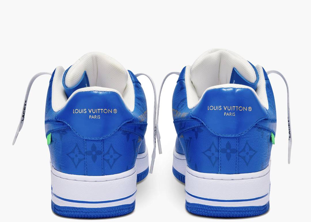 Louis Vuitton Nike Air Force 1 Low By Virgil Abloh White Royal