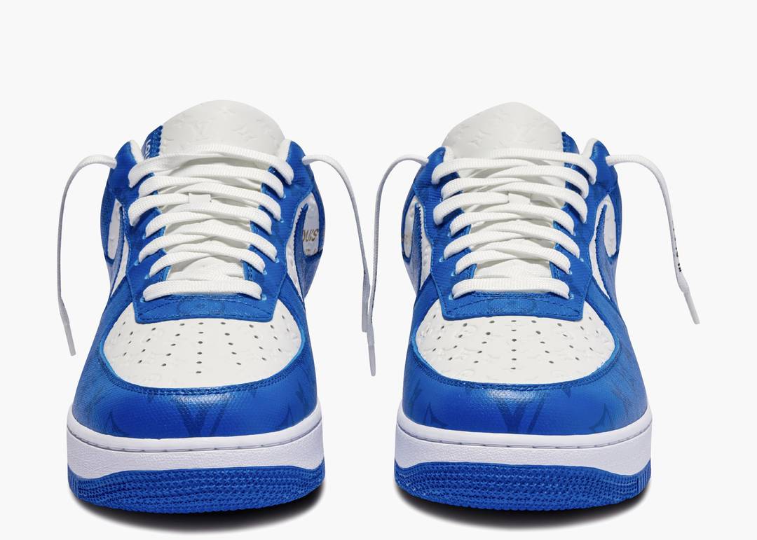 Louis Vuitton Nike Air Force 1 Low by Virgil Abloh White Royal