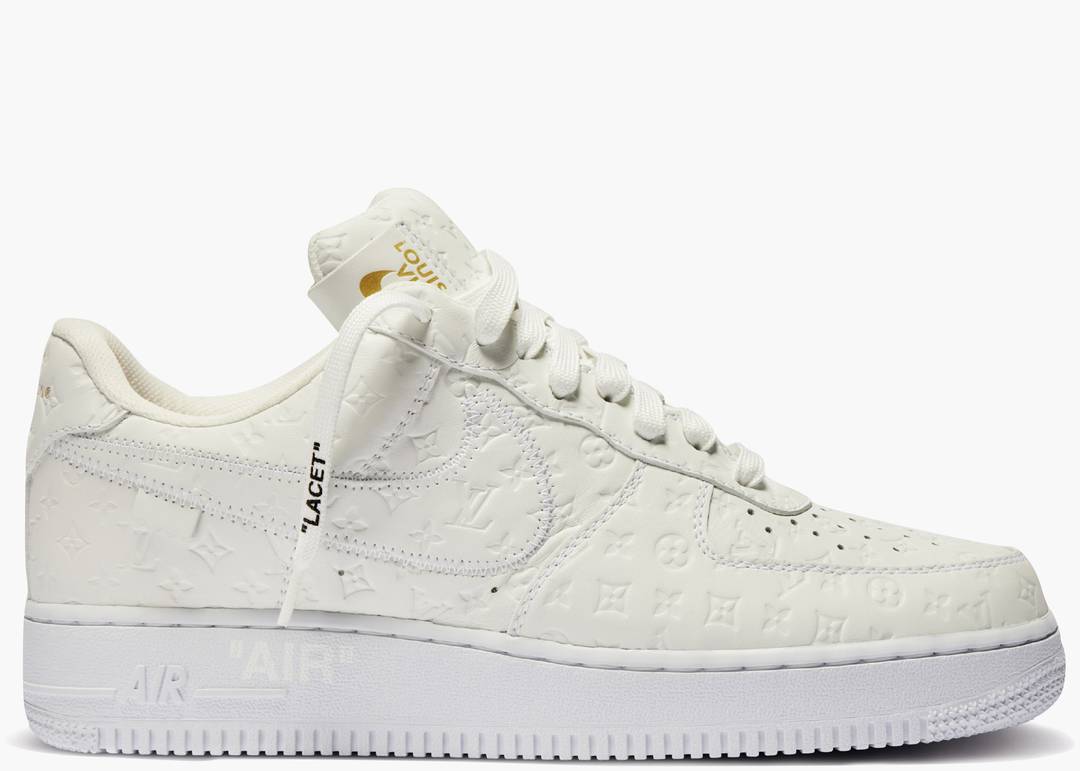 Nike X Louis Vuitton Air Force 1 Low Sneakers in White