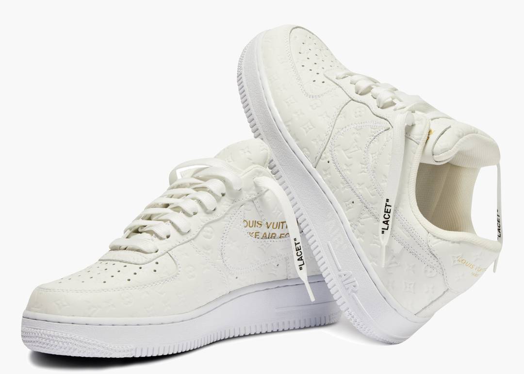 Buy Louis Vuitton Nike Air Force 1 Low By Virgil Abloh White Online in  India - Hype Ryno