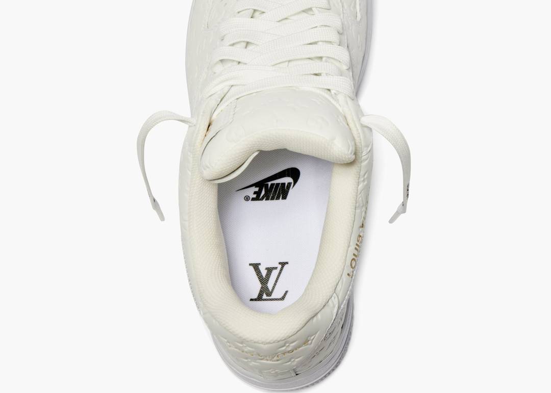 Louis Vuitton x Air Force 1 Mid (Triple White)