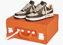 Nike Air Force 1 Low Louis Vuitton Monogram Brown Damier Azur Review On  Foot 