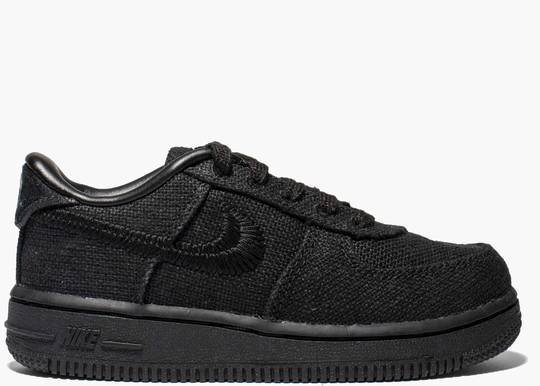 Nike Air Force 1 Low Stussy Black (PS) | Hype Clothinga