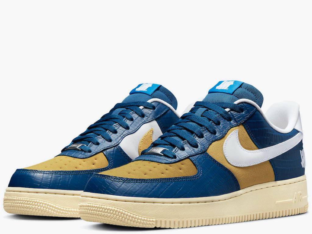 Nike Air Force 1 Low Undefeated Dunk Vs. AF1 Croc Blue Yellow | Hype  Clothinga