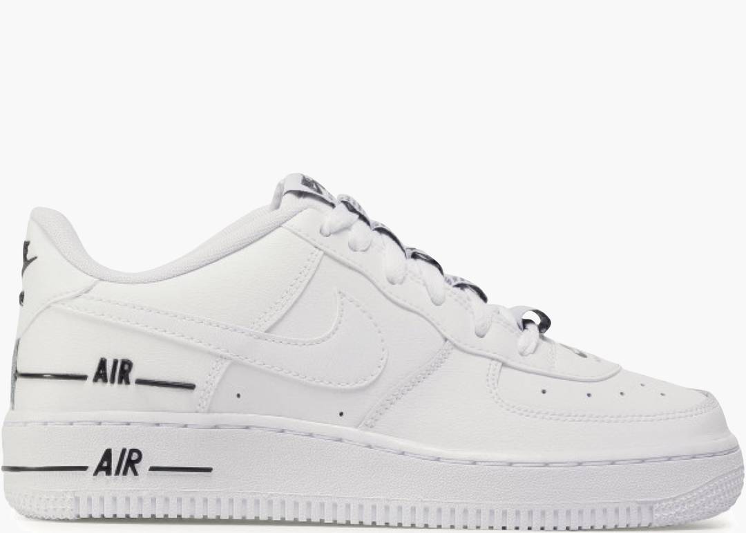 Nike Air Force 1 LV8 3 White Black (GS)