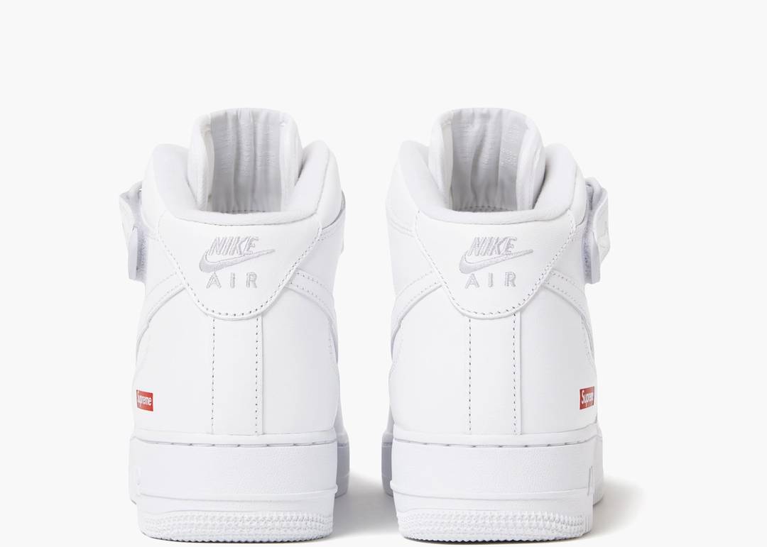 Nike Air Force 1 Mid Supreme White | Hype Clothinga Nike Air Force 1 Mid Supreme White | Hype Clothinga