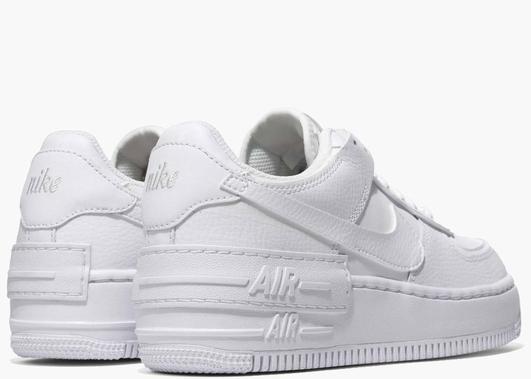 Nike Air Force 1 Low Shadow Triple White W for sale