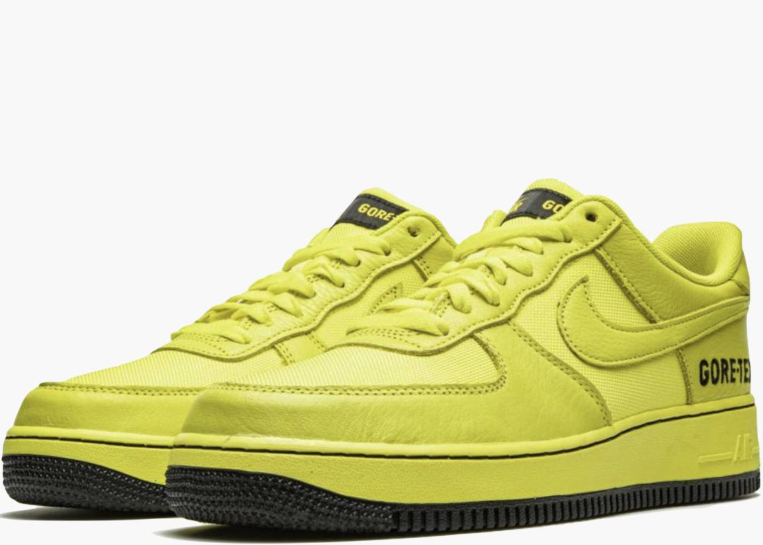 Nike Air Force 1 Low x Gore-Tex Yellow Lace-Up Sneakers Size 8