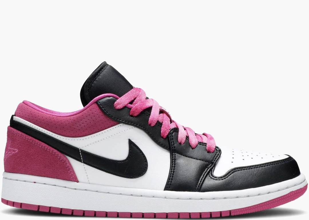 Nike Jordan 1 Low Black Active Fuchsia