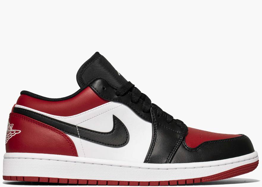 Nike Air Jordan 1 Low Bred Toe | Hype Clothinga