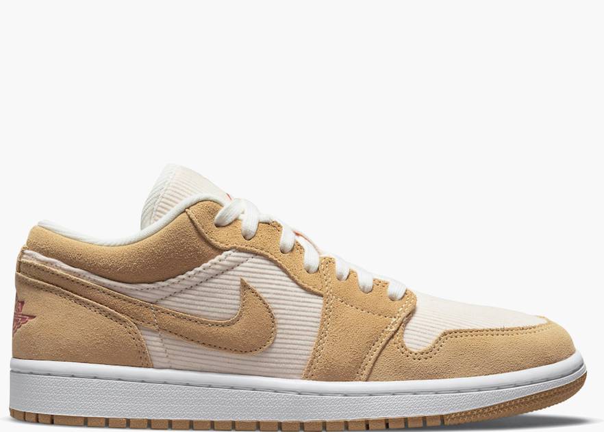 Nike Air Jordan 1 Low SE Twine Orange Quartz Corduroy (W) | Hype Clothinga