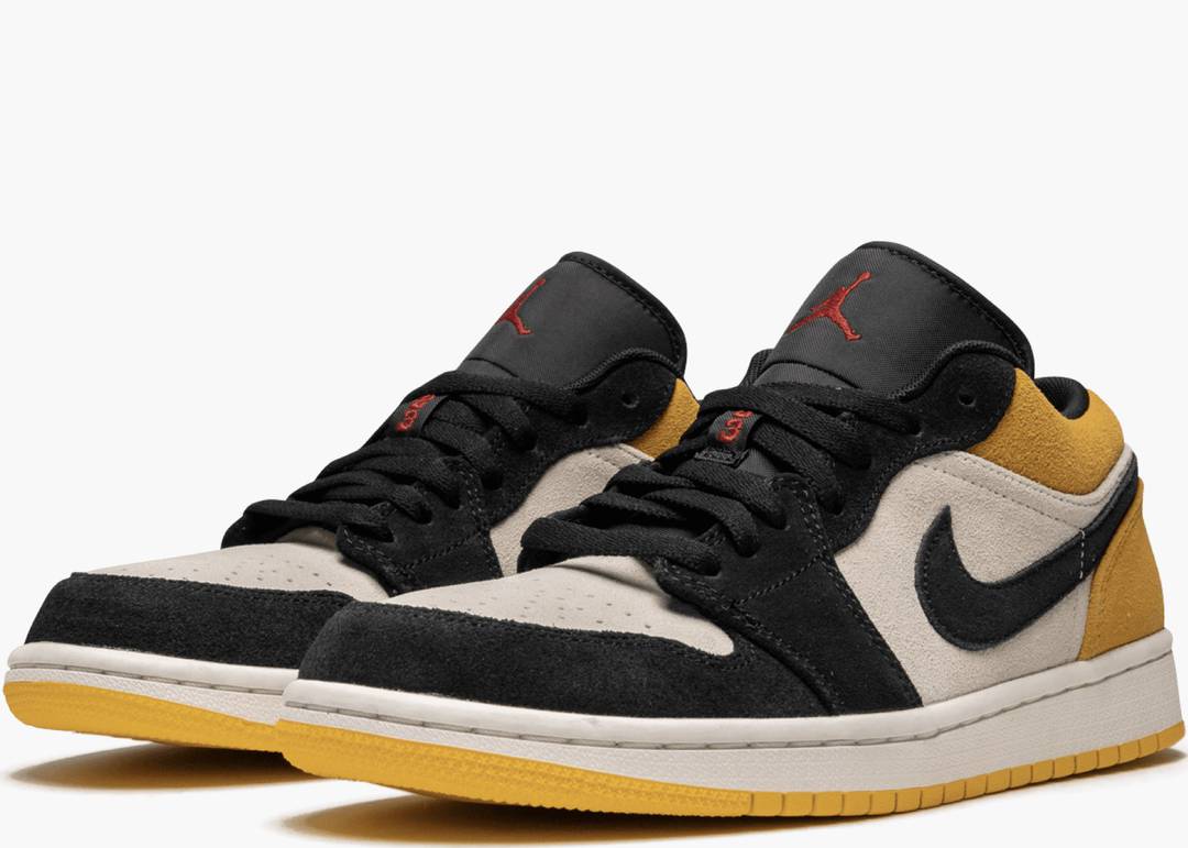 Nike Air Jordan 1 Low Sail University Gold Black