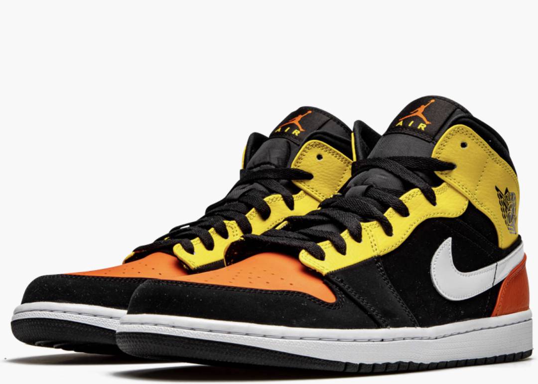 amarillo orange jordan 1