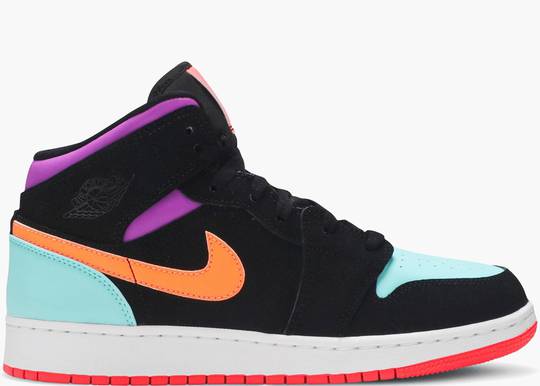 nike air jordan 1 mid multicolor