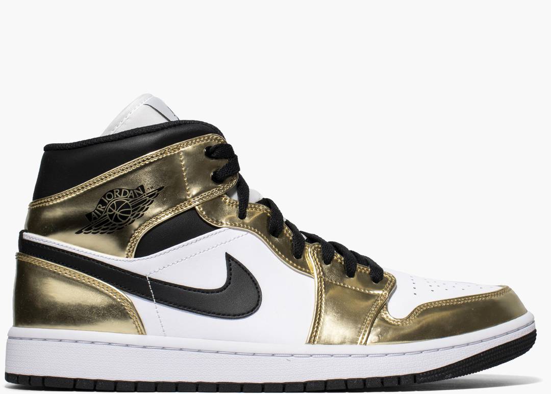 Nike Air Jordan Mid Metallic Gold