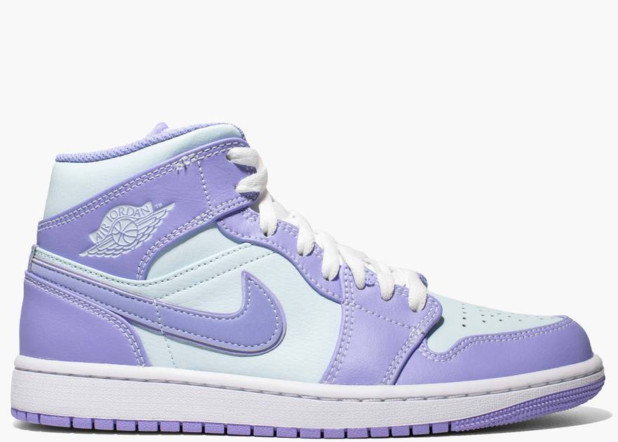 Nike Air Jordan 1 Mid Purple Aqua