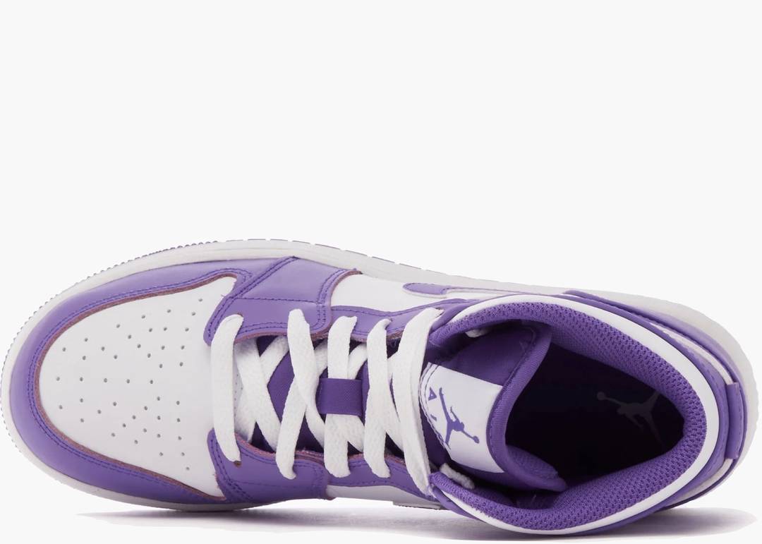 Nike Air Jordan 1 Mid Purple Venom (GS) | Hype Clothinga