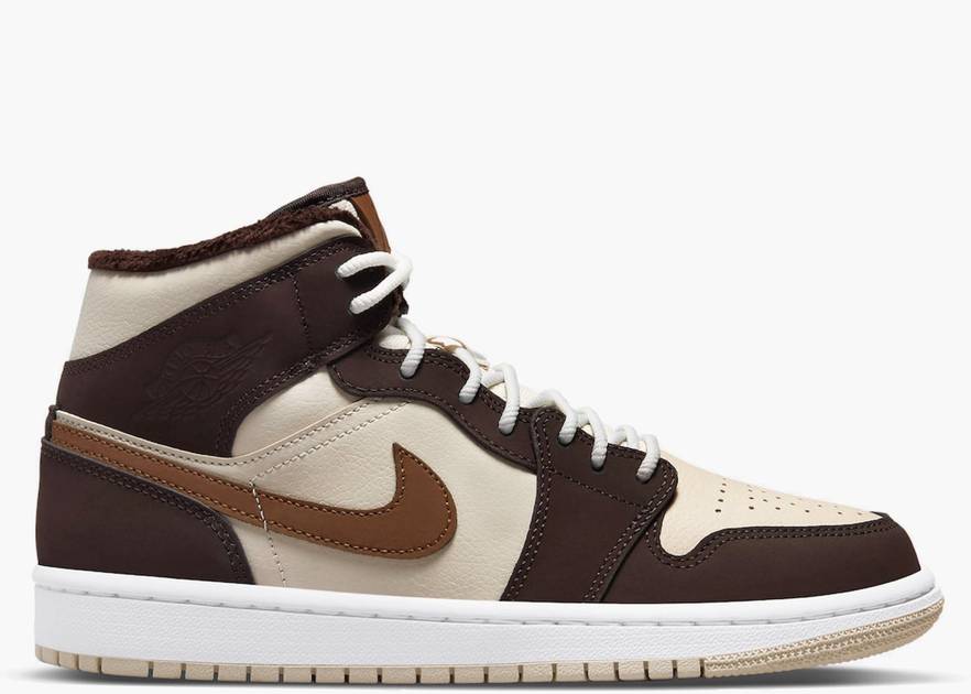 Nike Air Jordan 1 Mid SE Brown Mocha Oatmeal (W) | Hype Clothinga