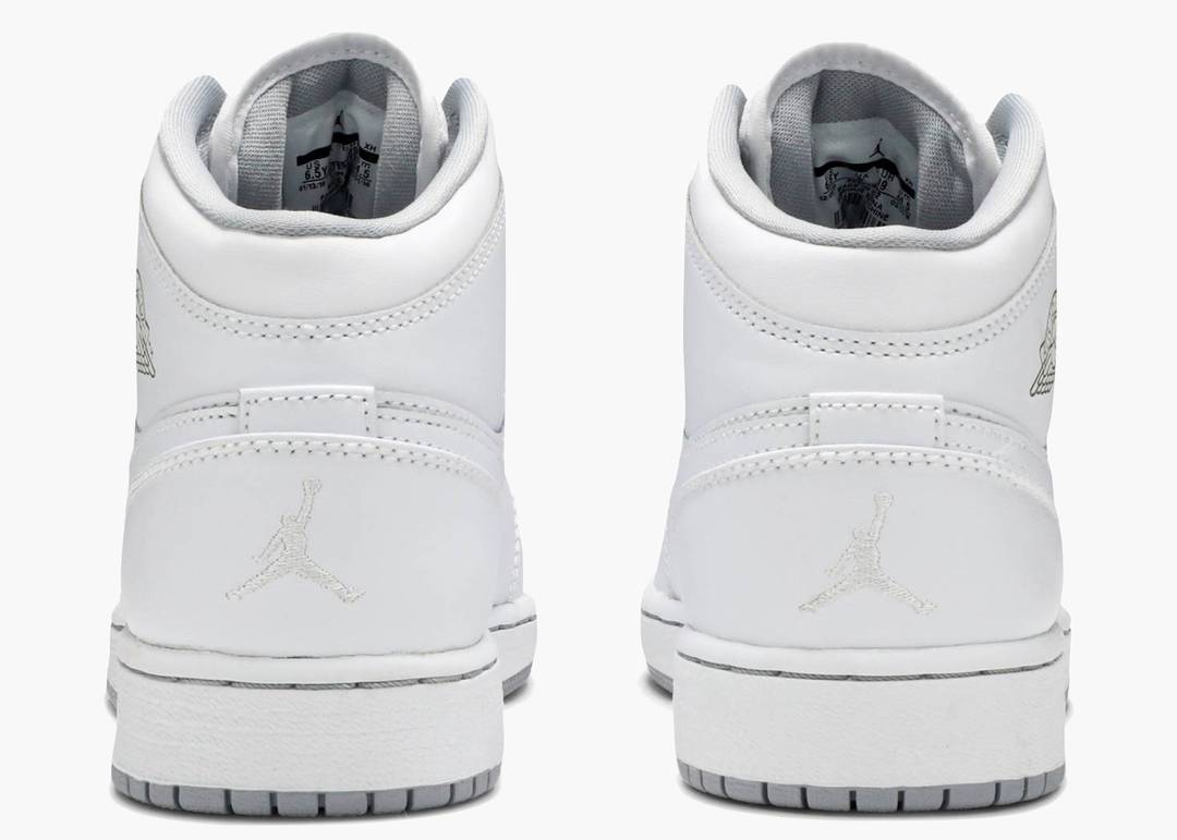 Air Jordan 1 Mid White Wolf Grey