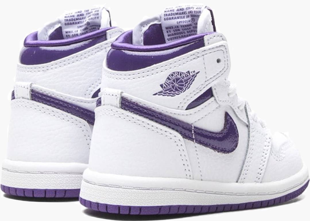 Nike Air Jordan 1 Retro High Court Purple (TD) (2021) | Hype Clothinga