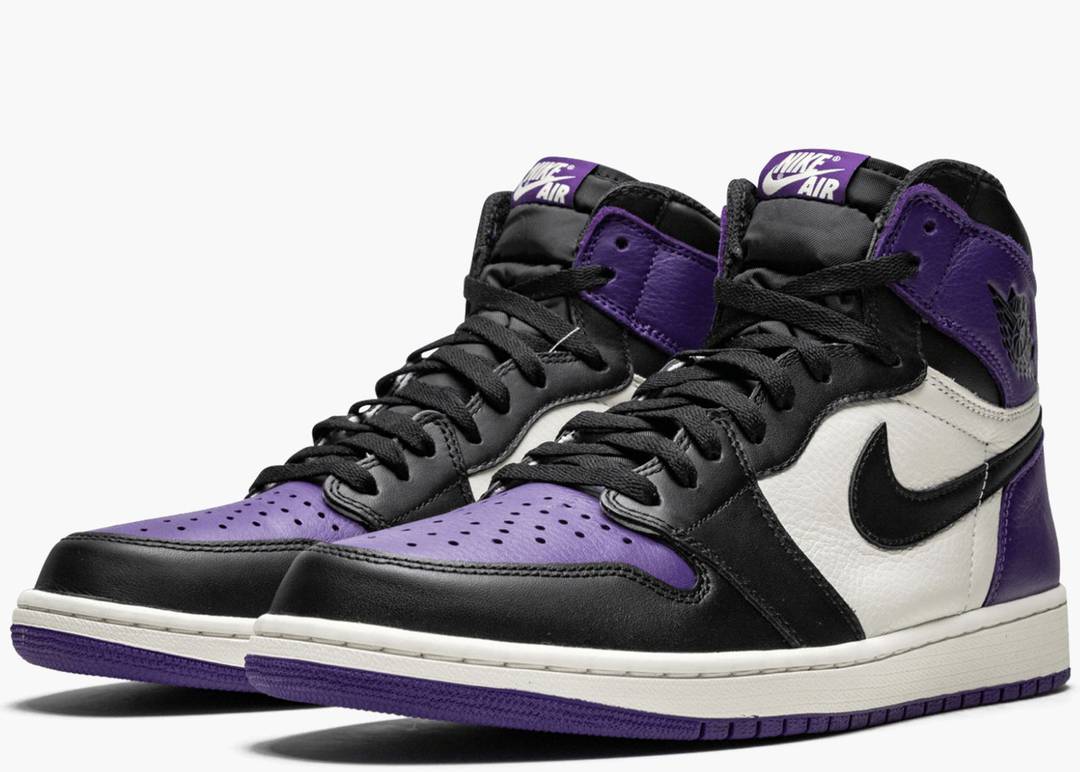 Nike Air Jordan 1 Retro High Purple White الاكثر مبيعا