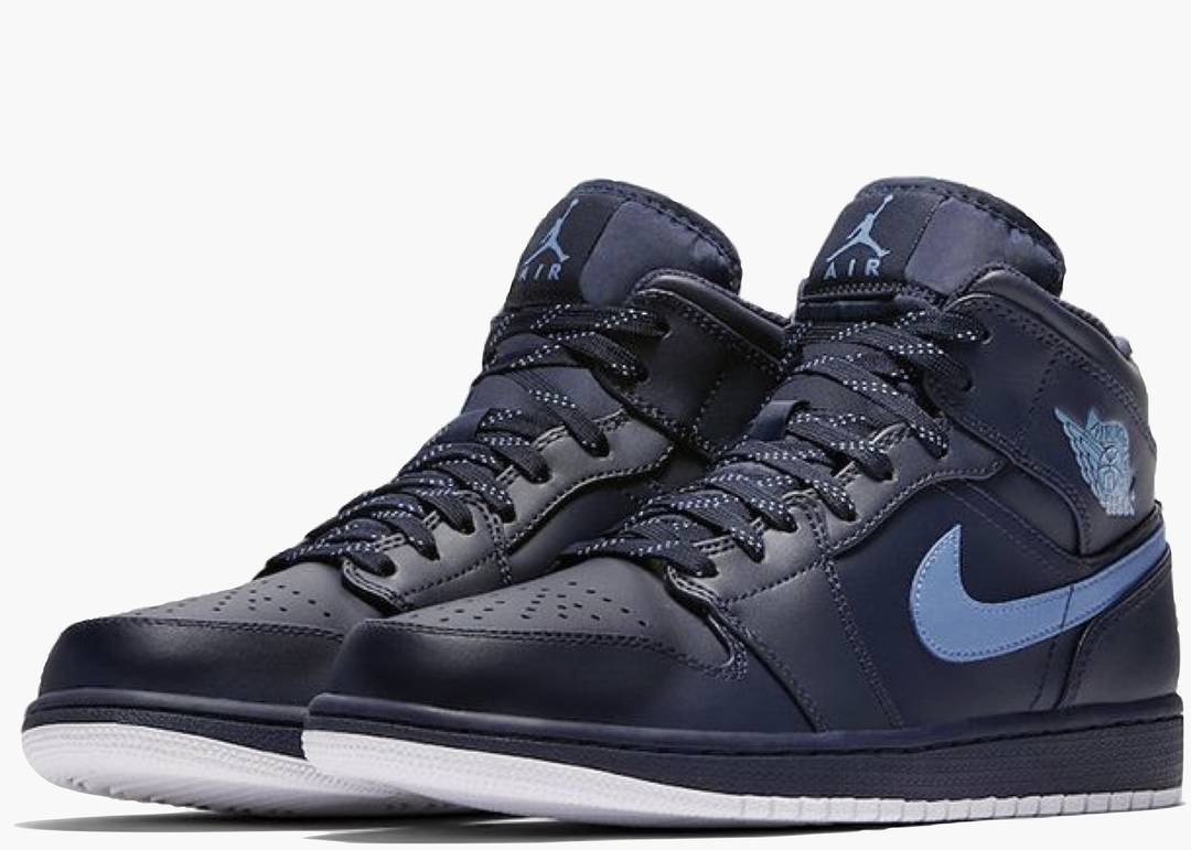 air jordan 1 mid obsidian blue