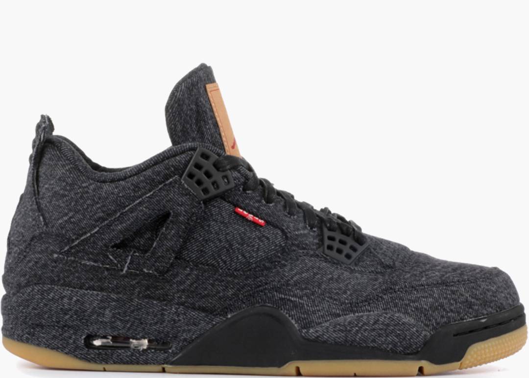 Nike Air Jordan 4 Retro Levis Black