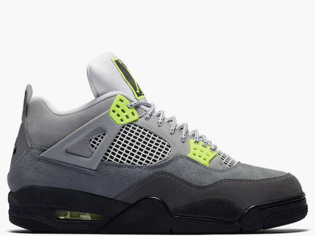 Nike Air Jordan 4 Retro SE 95 Neon (GS) | Hype Clothinga