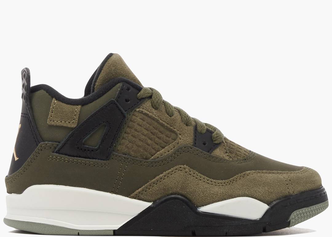 Nike Air Jordan 4 Retro SE Craft Medium Olive (PS) | Hype Clothinga