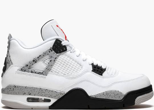 nike air jordan iv white cement