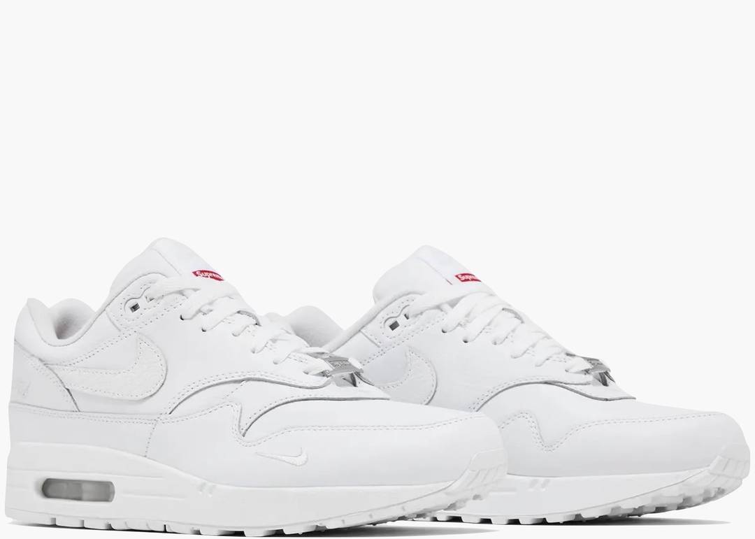 Nike Air Max 1 '87 SP Supreme Triple White | Hype Clothinga Nike Air Max 1 '87 SP Supreme Triple White | Hype Clothinga