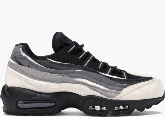 Nike Air Max 95 Comme des Garcons Black Grey Nike Air Max 95 Comme des Garcons Black Grey