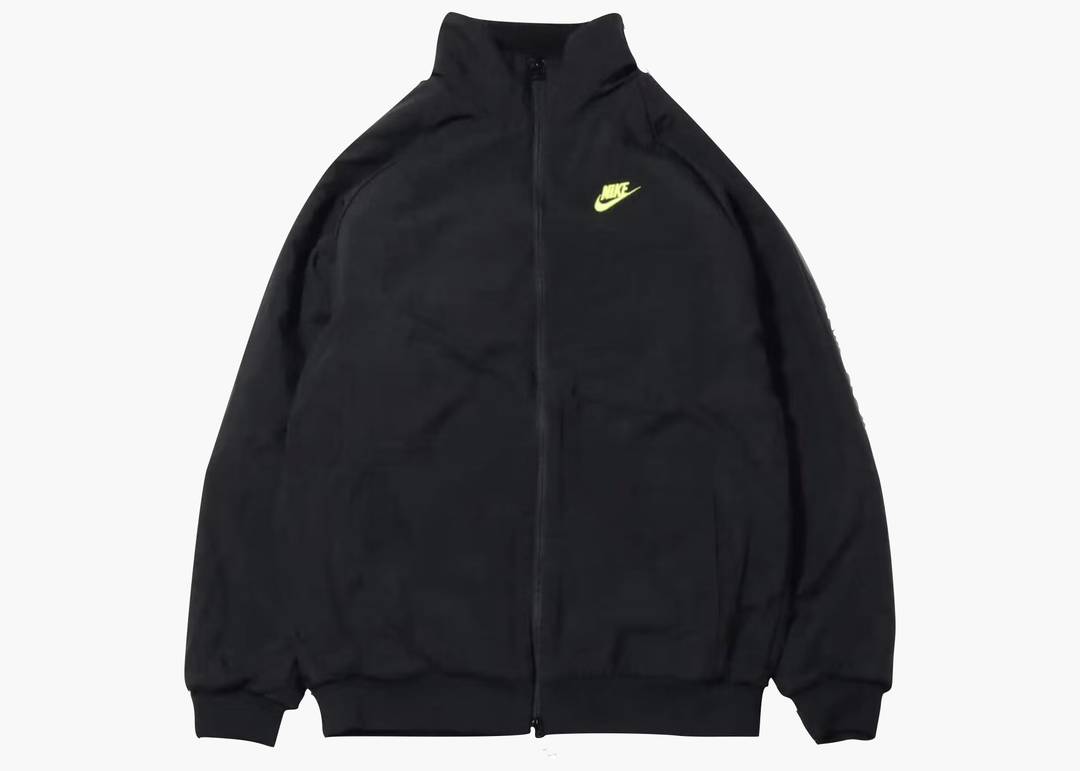 Nike Big Swoosh Reversible Boa Jacket (Asia Sizing) Black Neon