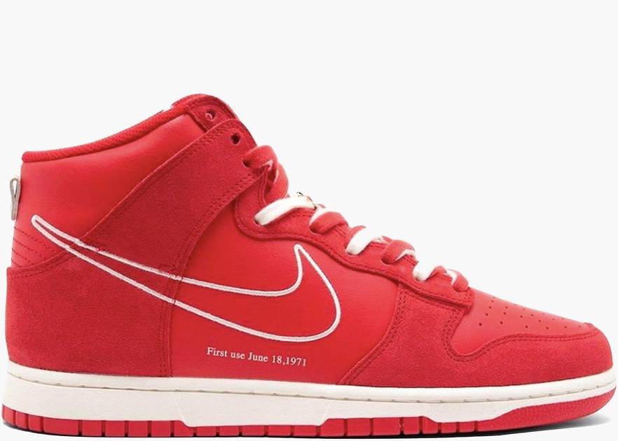 Nike Dunk High First Use Red