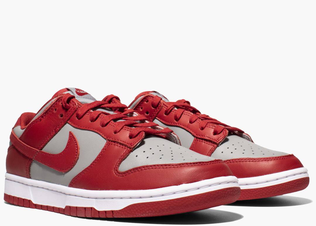 Nike Dunk Low Retro Medium Grey Varsity Red Unlv