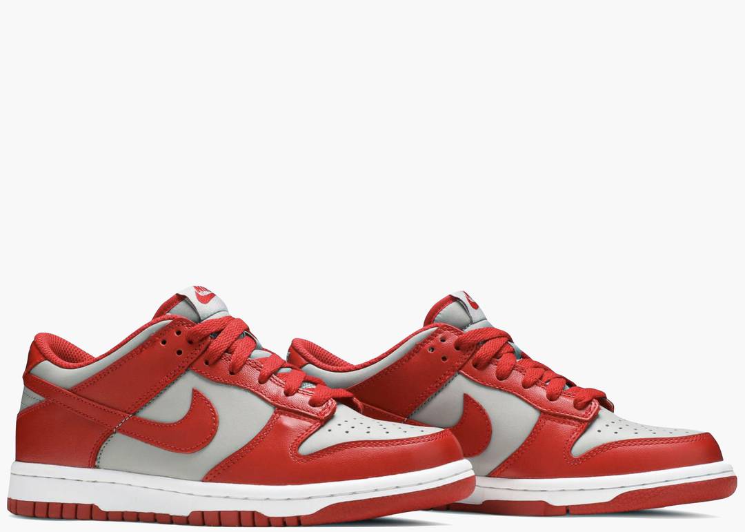 Nike Dunk Low Retro Medium Grey Varsity Red Unlv (gs)