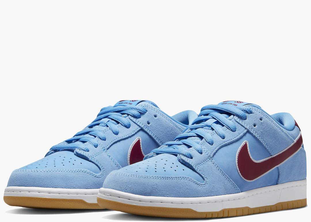 Nike SB Dunk Low Valour Blue Team Maroon | Hype Clothinga