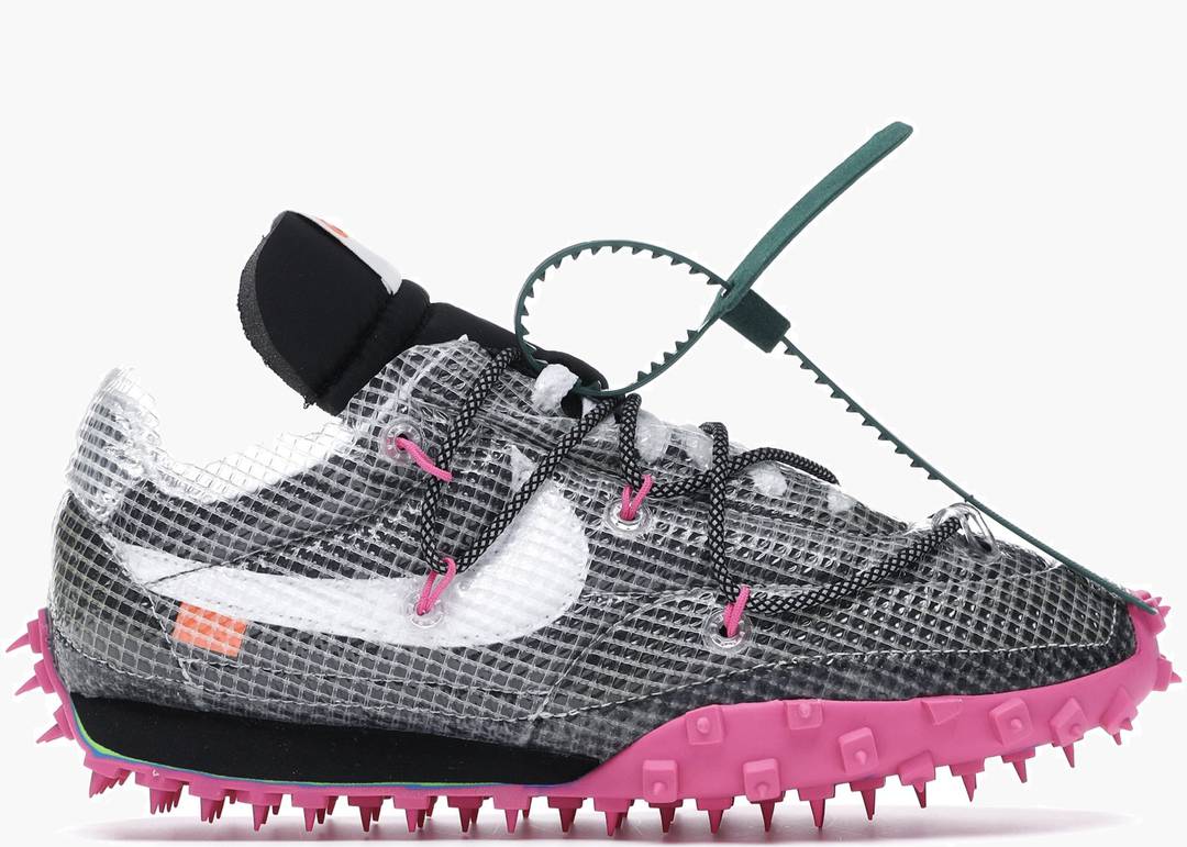 Nike X Off-white Waffle Racer Laser Fuchsia