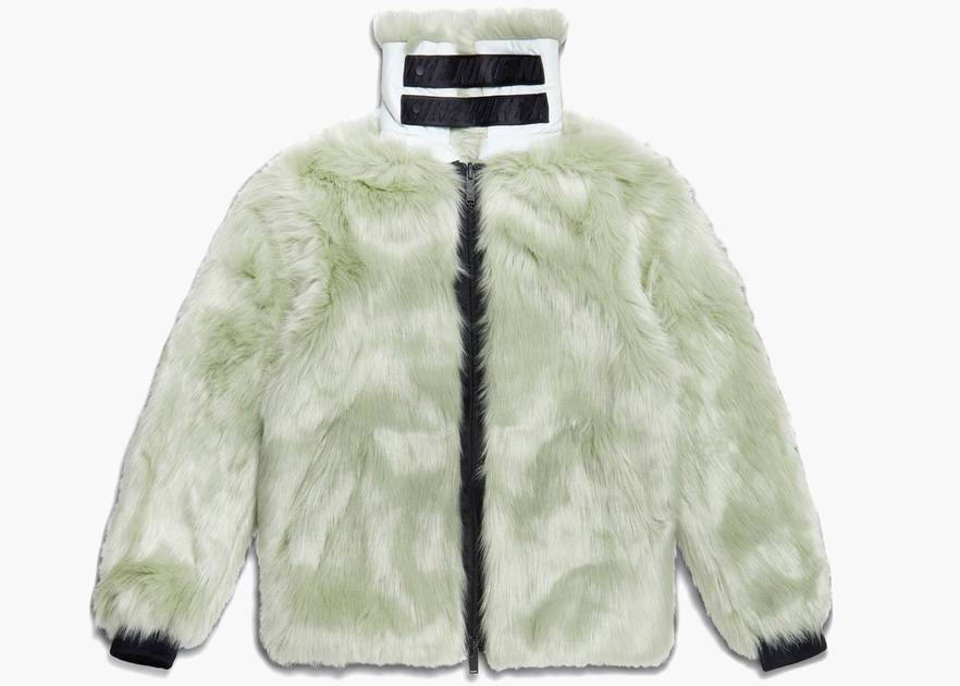 Nike X Ambush Women's Reversible Faux Fur Coat Jade Horizon