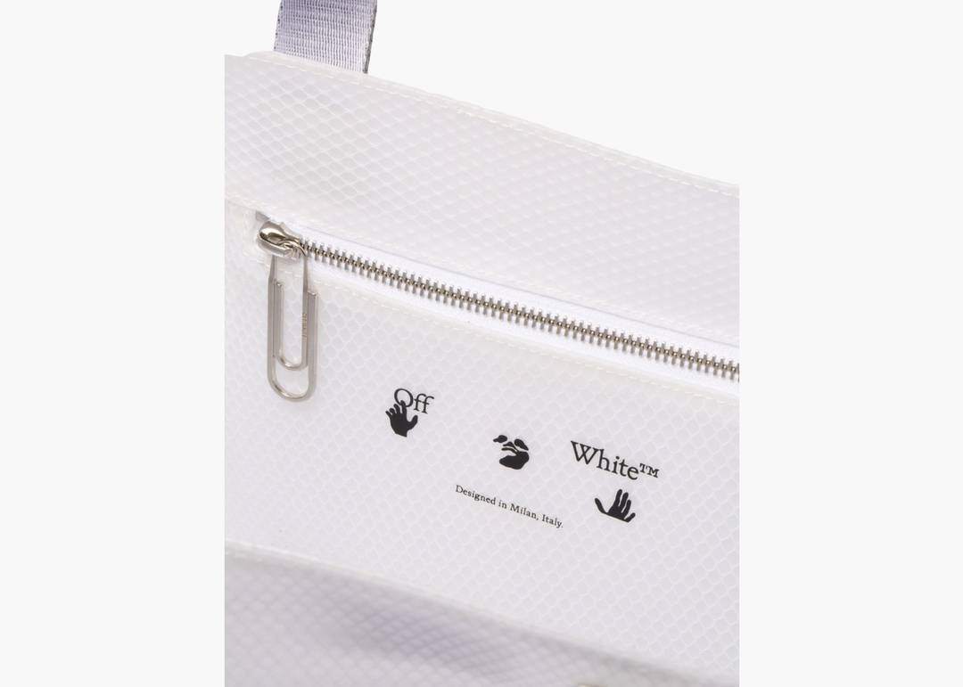 Off-White White Commercial Sculpture Tote Bag