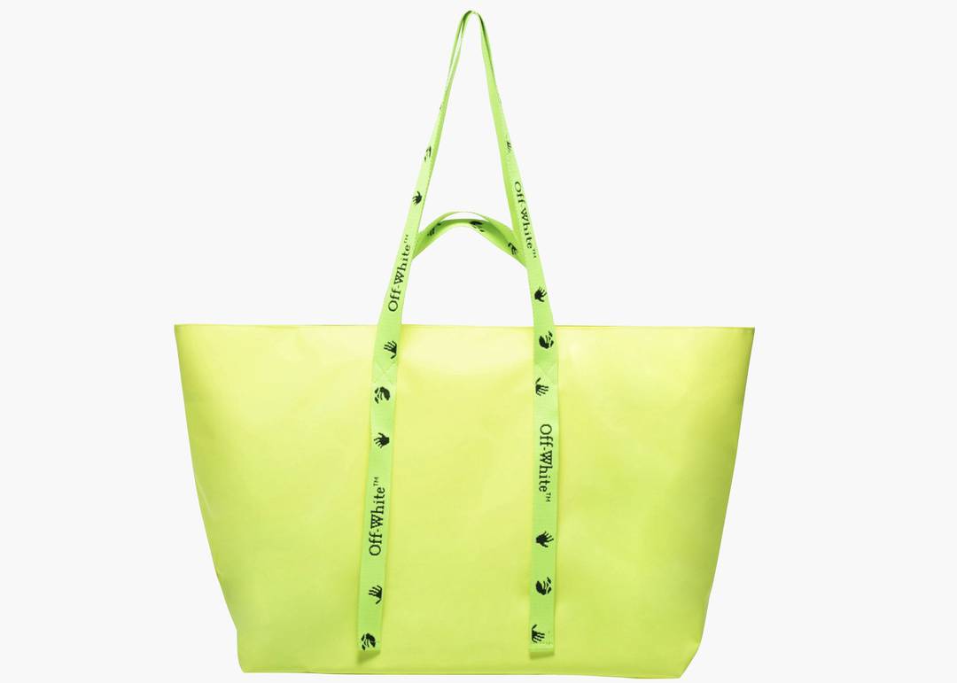 Off-White SCULPTURE Commercial Tote Bag Small Yellow