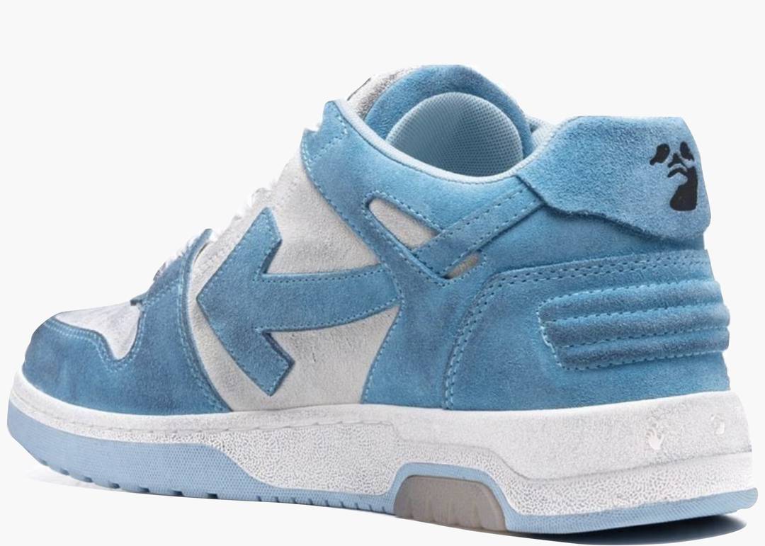 OUT OF OFFICE OOO Light Blue Low Top Sneakers