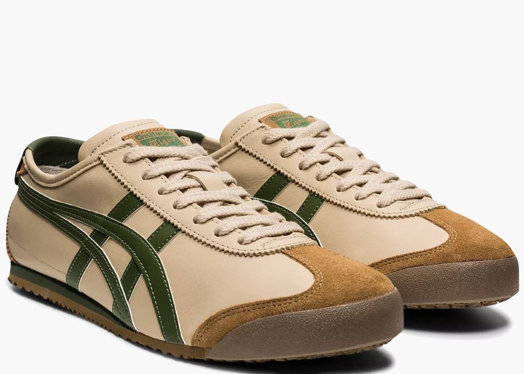 UNISEX MEXICO 66, Beige/Grass Green, Shoes