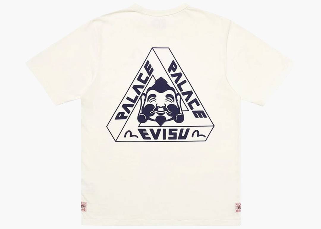 格安販売中 EVISU PALACE HEART 白 XL T-SHIRT Tシャツ/カットソー 