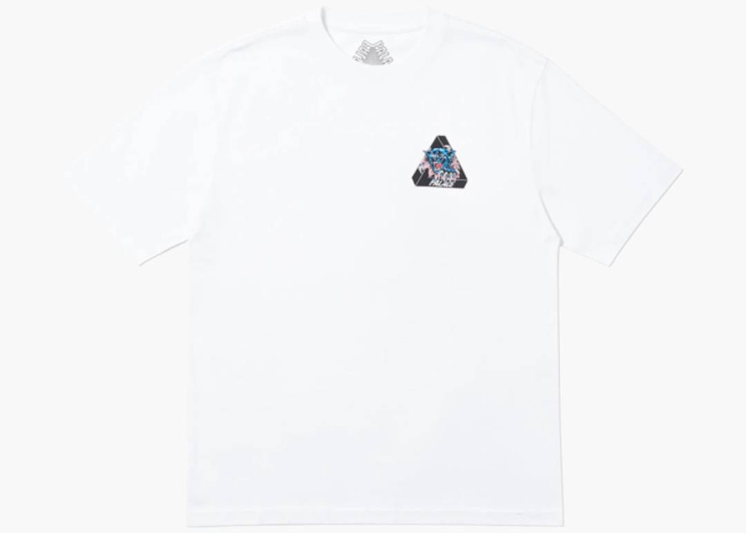 Palace x Gucci Printed Heavy Cotton Jersey T-Shirt White