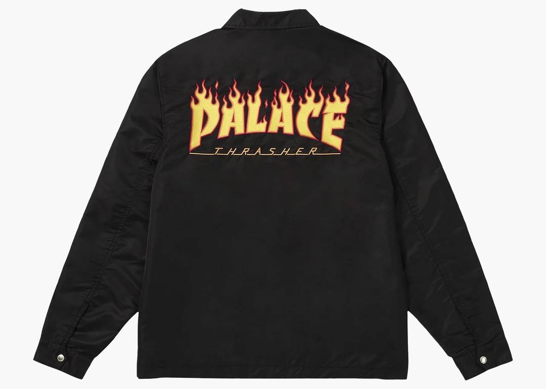 Palace x Thrasher Jacket Black | Hype Clothinga Palace x Thrasher Jacket Black | Hype Clothinga