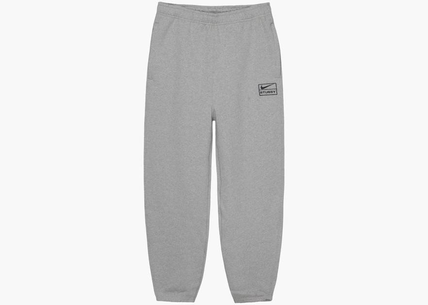 Pantalone Nike x Stussy Fleece grigio (SS23) | Hype Clothinga