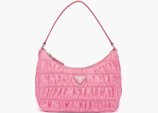 Prada Saffiano Pattina Flap Bag - Pink Shoulder Bags, Handbags - PRA643167