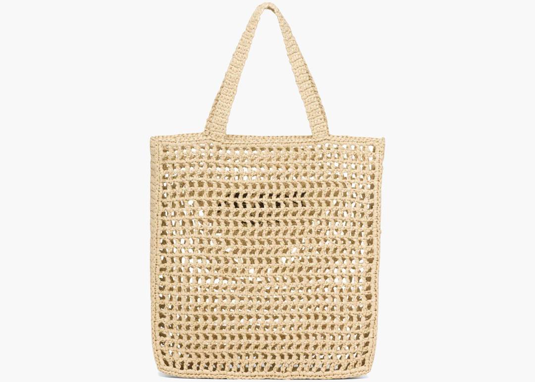 Prada Raffia Basket Tote Bag (SHG-36698) – LuxeDH