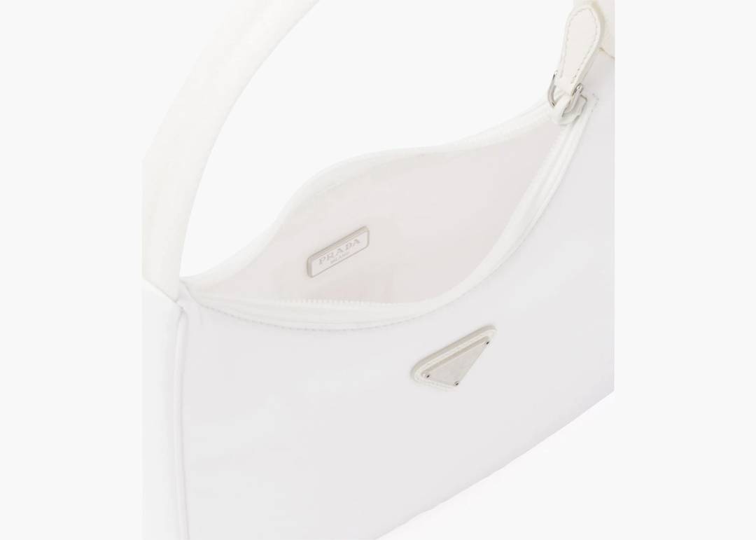 White Re-nylon Prada Re-edition 2000 Mini-bag